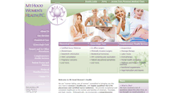 Desktop Screenshot of mthoodwomenshealth.com